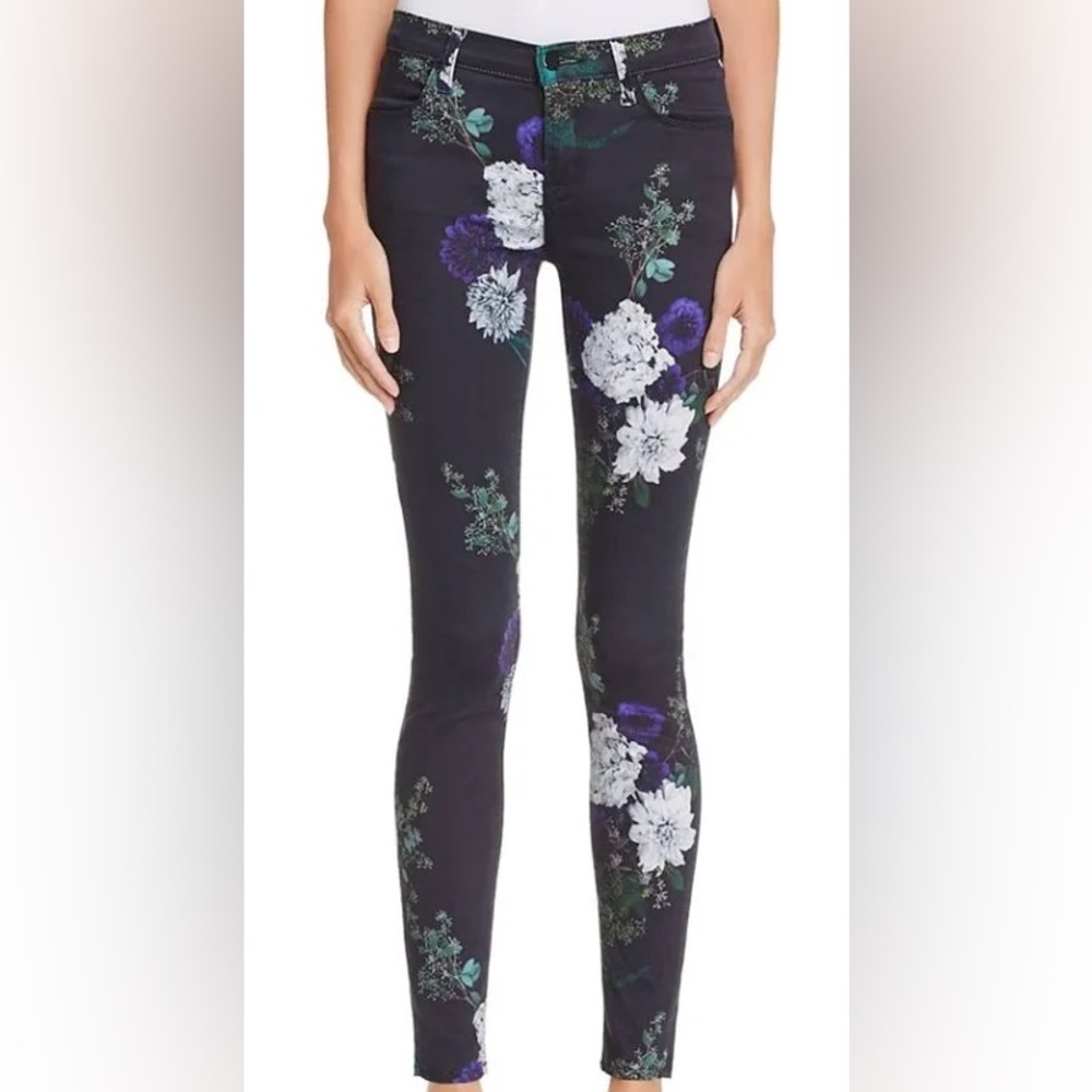 J Brand Forest Floor Super Skinny Midrise Jeans Size 31